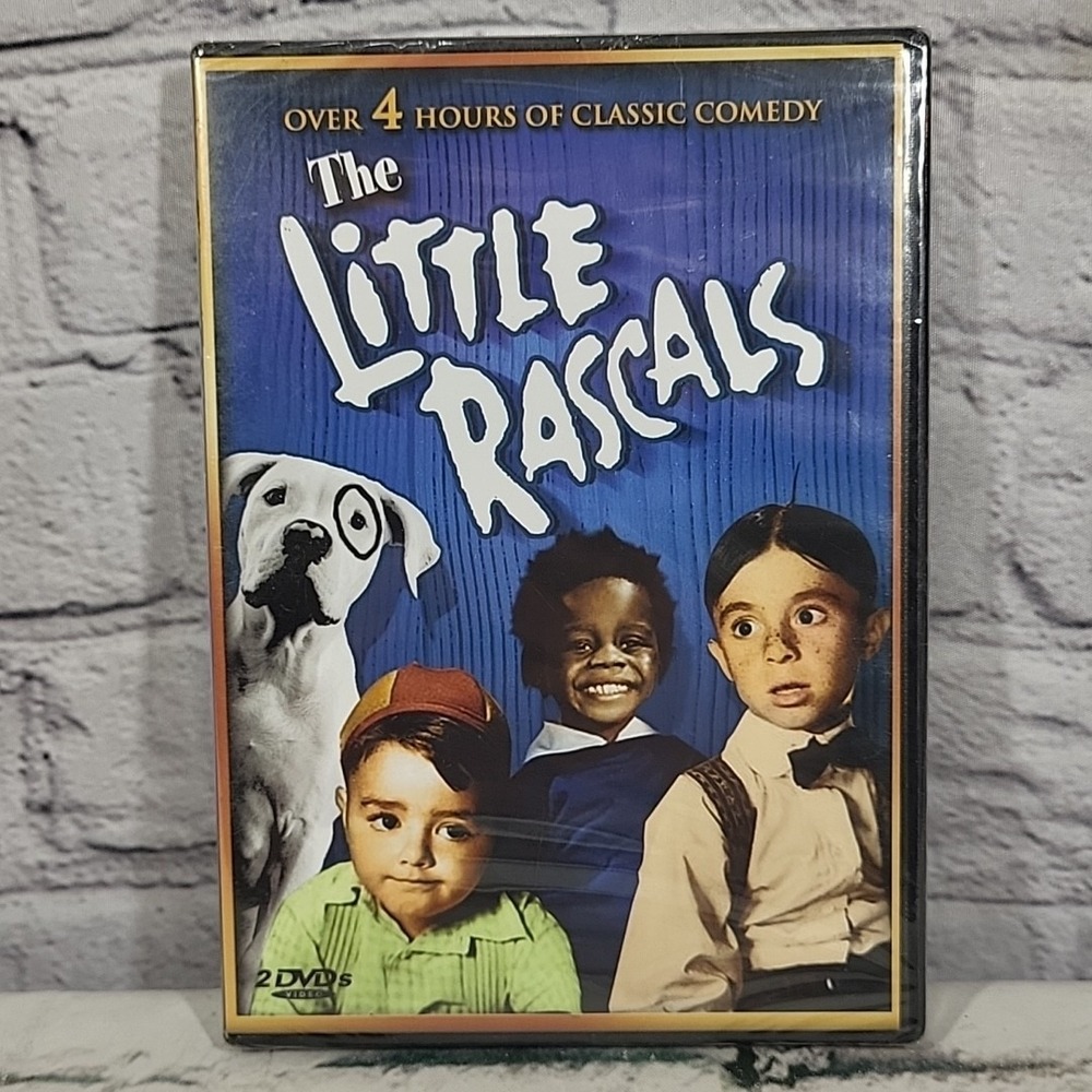 The Little Rascals 2 Disc DVD Set Over 4 Hours of Classic Comedy Great Condition